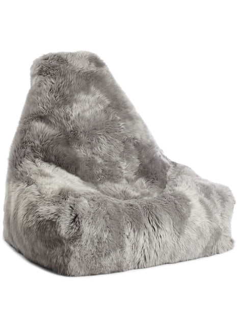 Lammfell Sitzsackstuhl Premium | Langhaar | Neuseeland | 100x100x80 cm
