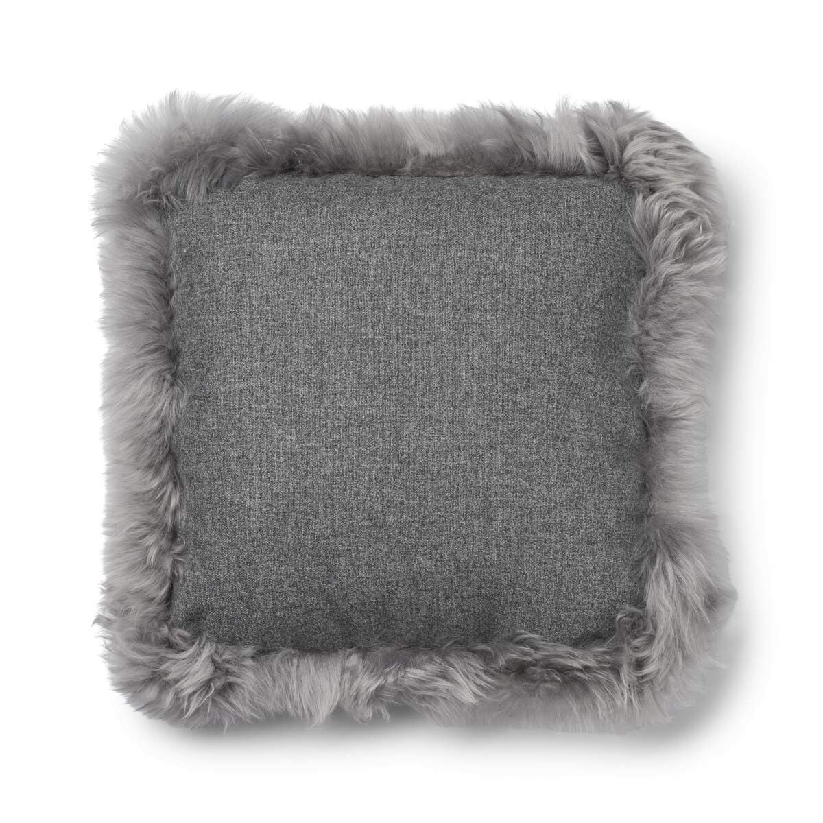 Wollkissen | 100% Wolle | Fellborte | 52x52 cm | 34x52 cm