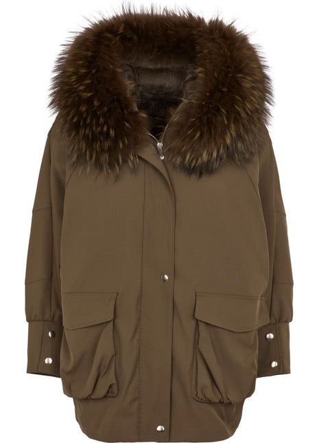 Augusta Jacke | Waschbär, Kaninchen