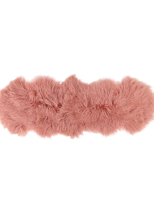 Doppeltes Lammfell | Tibet | 150x55 cm Rosa