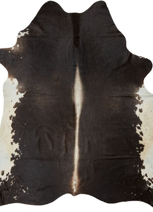 Unika Kuhfell | Dunkelbraun/Rot | 3,4 qm