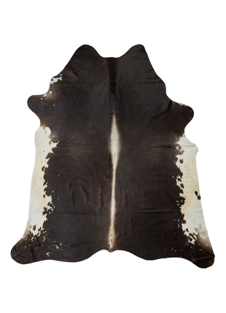 Unika Kuhfell | Dunkelbraun/Rot | 3,4 qm