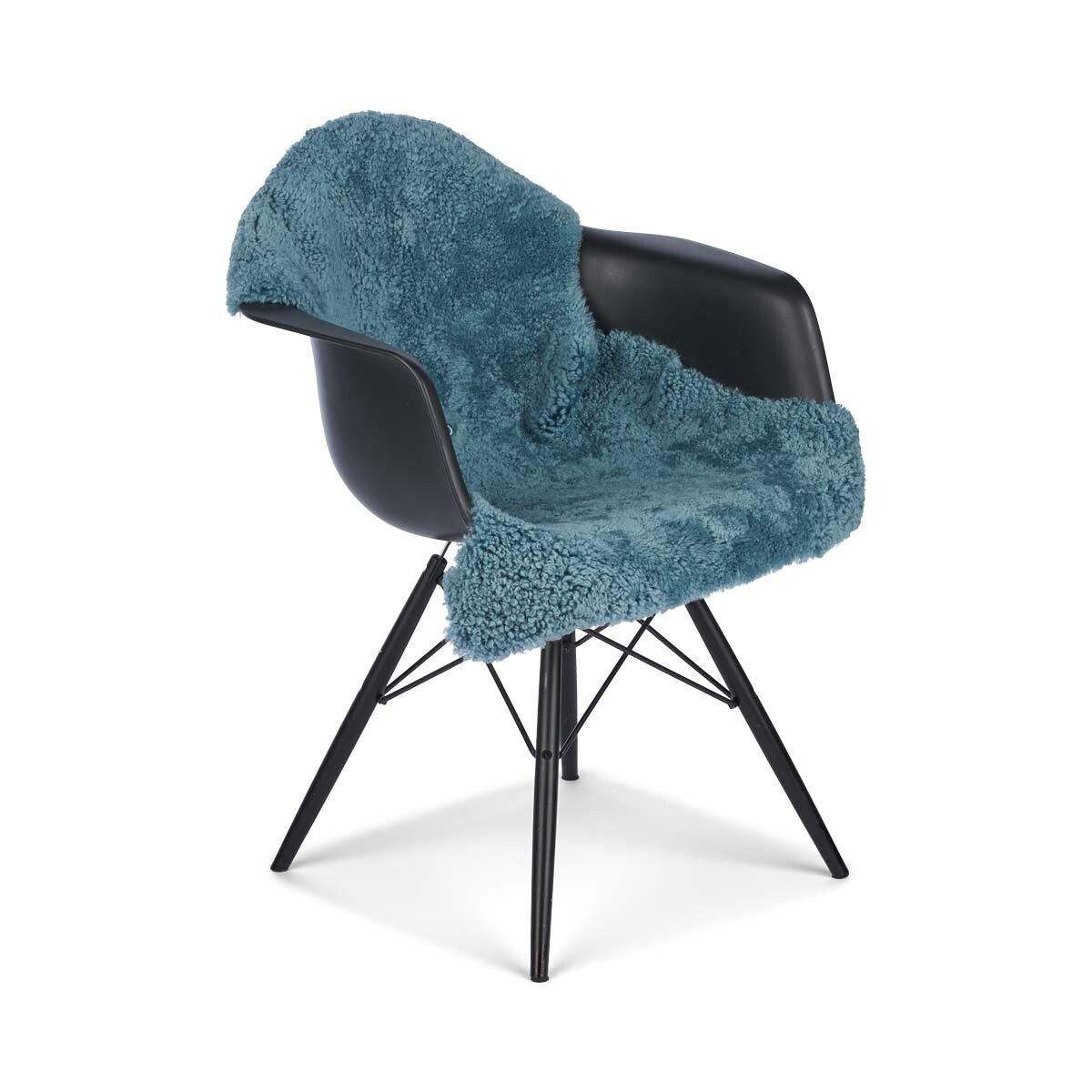 Merino Premium Lammfell | Kurzhaar | Neuseeland | 100x60 cm Rauchblau
