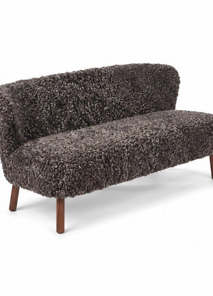 Emanuel Sofa | Zweisitzer | Design Möbel Cappuccino
