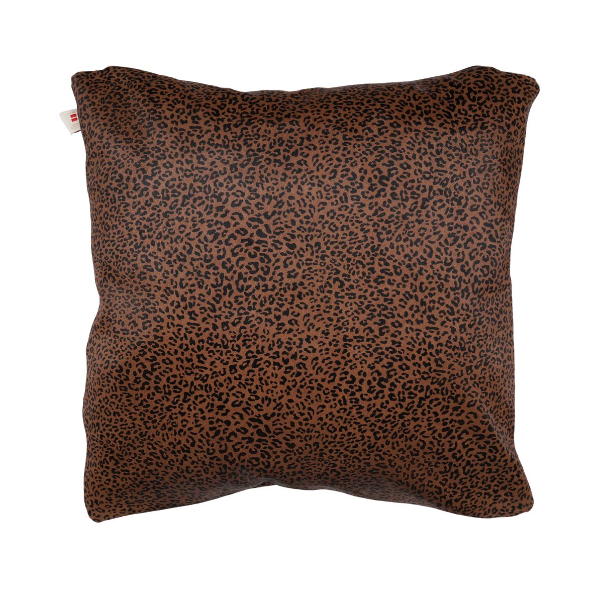 Premium Kuhfellkissen | Doppelseitig | 41x41 cm, 52x52 cm & 61x61 cm Braun/Schwarz Leopardenmuster