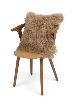 Fellkissen | Tibet | 50x50 cm Sand Taupe