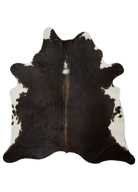 Unika Kuhfell | Dunkelbraun/Rot | 3,5 qm