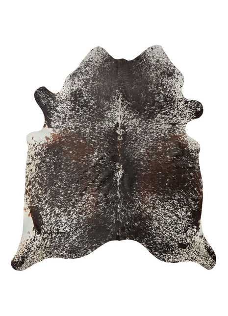 Unika Kuhfell | Dunkelbraun/Rot | 2,8 qm