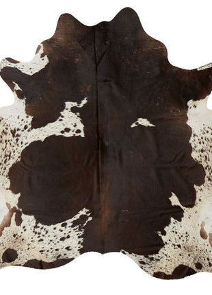 Unika Kuhfell | Dunkelbraun/Rot | 3,4 qm