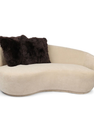 Fellkissenbezug | Langhaar | Neuseeland | 50,5x50,5 cm Schokolade