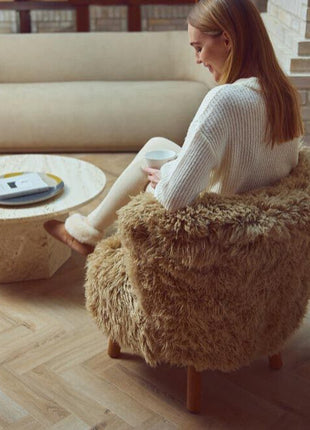 Emily Loungestuhl | Langhaar | Design Möbel Honig