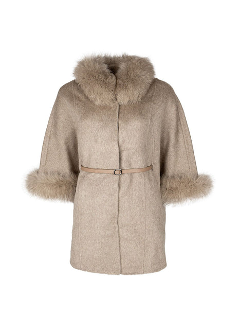 Lorraine Poncho | Wolle, Fuchs