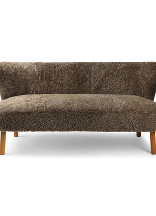 Emanuel Sofa | Zweisitzer | Design Möbel Taupe