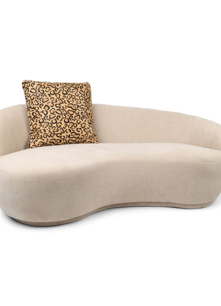 Premium Kuhfellkissen | Doppelseitig | 41x41 cm, 52x52 cm & 61x61 cm Sand/Braun Leopardenmuster