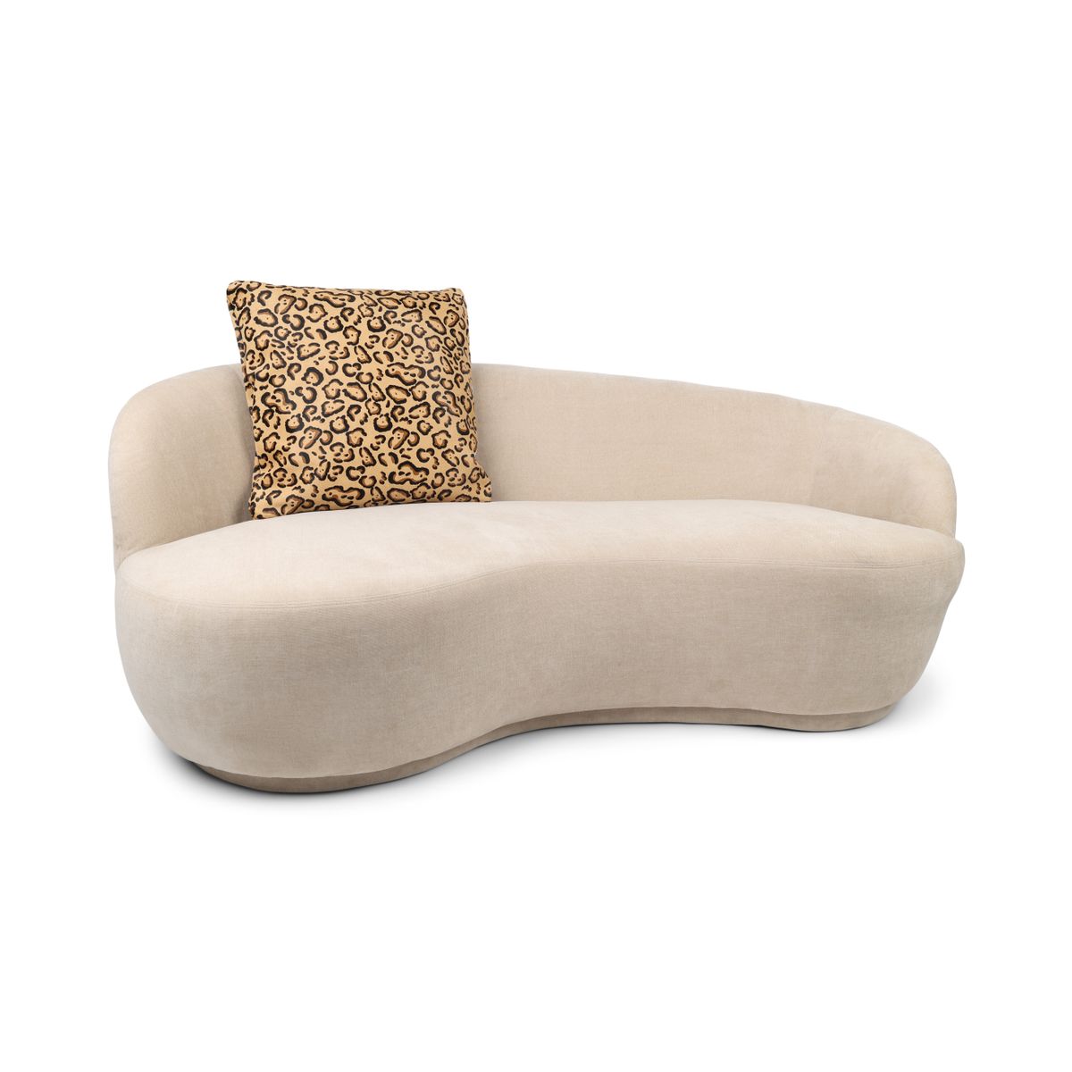Premium Kuhfellkissen | Doppelseitig | 41x41 cm, 52x52 cm & 61x61 cm Sand/Braun Leopardenmuster