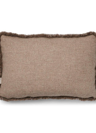 Lammfellkissen | Kurzhaar | Neuseeland | 100% Wolle | 52x52 cm | 34x52 cm Beige/Taupe