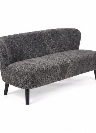 Emanuel Sofa | Zweisitzer | Design Möbel Grafit