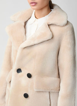 Ivy Mantel | Doubleface Beige