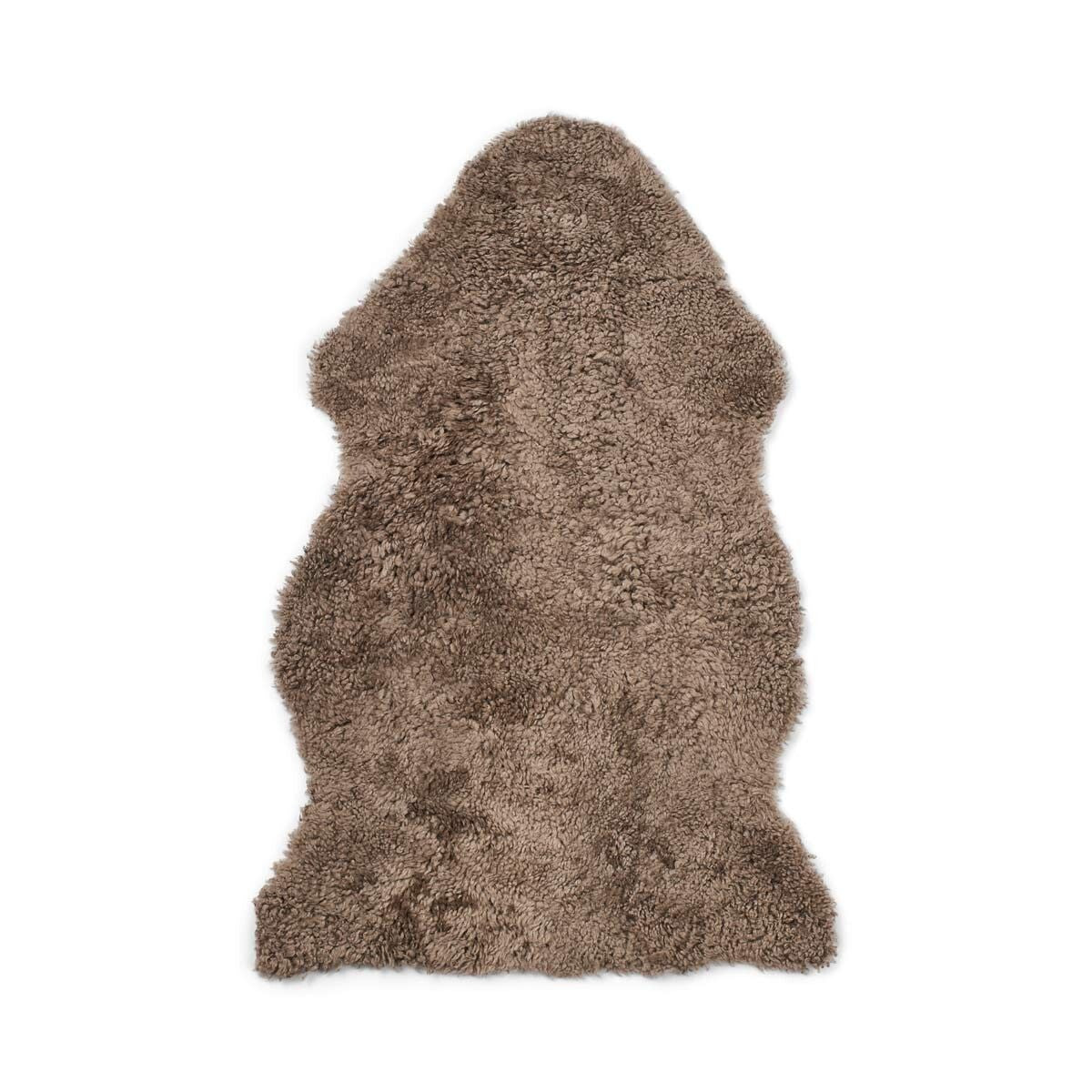 Normales Lammfell | Kurzhaar | Neuseeland | ca. 90x60 cm Taupe