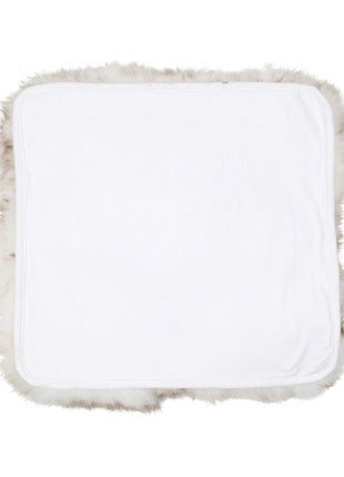 Sitzkissen | Langhaar | Neuseeland | Stoffrückseite | 40x40 cm Wolf-Spitze