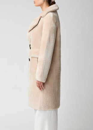 Ivy Mantel | Doubleface Beige