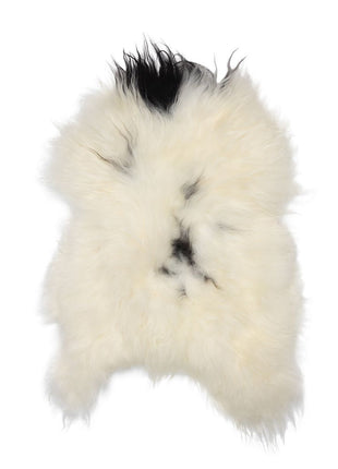 Lammfell | Langhaar Premium | Island | 100-120x60 cm Gefleckt