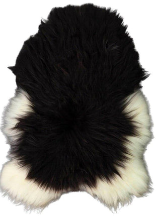 Lammfell | Langhaar Premium | Island | 100-120x60 cm Gefleckt