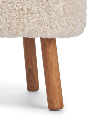 Emil Loungesessel | Premium Lammfell | Kurzhaar Beige