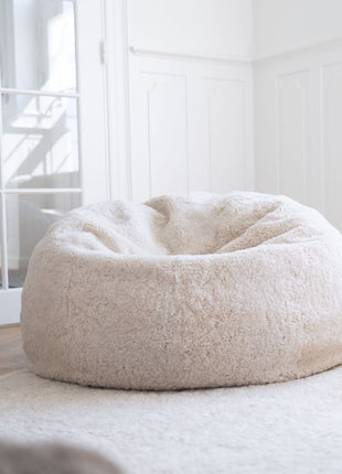 Lammfell Sitzsack | Kurzhaar | Neuseeland | 75x28 cm Anthrazit