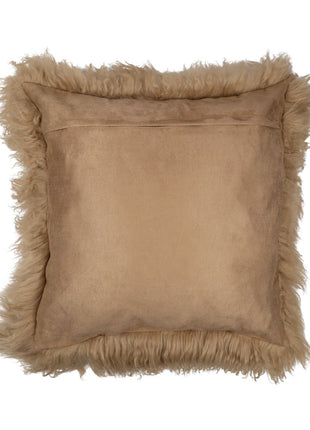 Fellkissen | Tibet | 50x50 cm Sand Taupe
