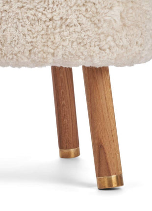 Emil Loungesessel | Premium Lammfell | Kurzhaar Beige