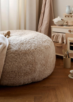 Lammfell Sitzsack | Kurzhaar | Neuseeland | 75x28 cm Anthrazit