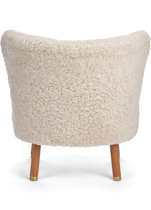 Emil Loungesessel | Premium Lammfell | Kurzhaar Beige