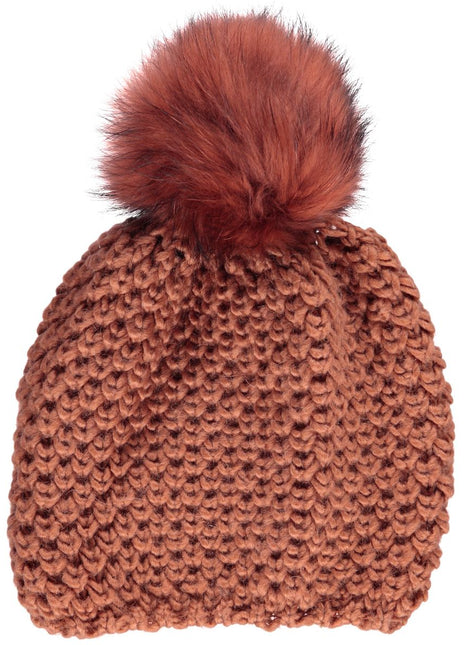 Kristine Beanie | Wolle, Waschbär