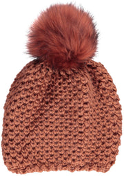 Kristine Beanie | Wolle, Waschbär