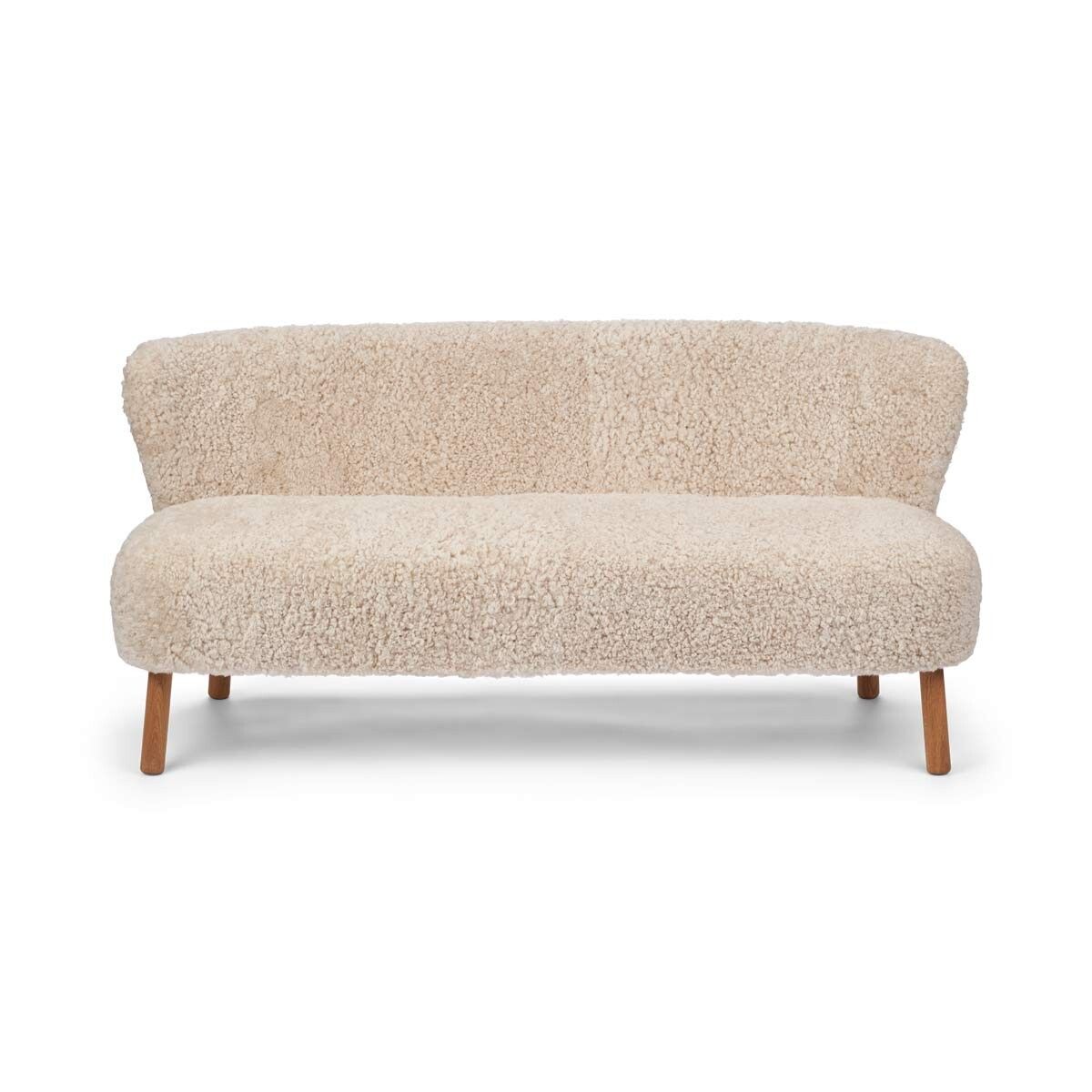 Emanuel 3-Sitzer Sofa | Dreisitzer | Design Möbel Perlweiß