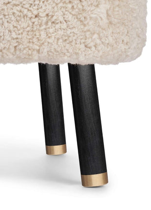 Emil Loungesessel | Premium Lammfell | Kurzhaar Beige