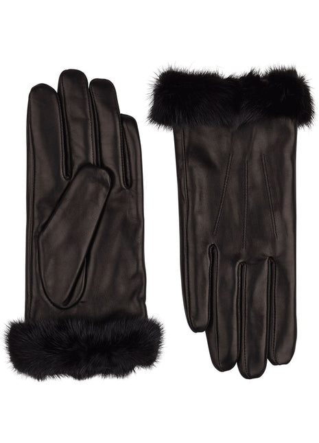 Kendall | Lederhandschuhe | Nerzpelz | Damenhandschuhe