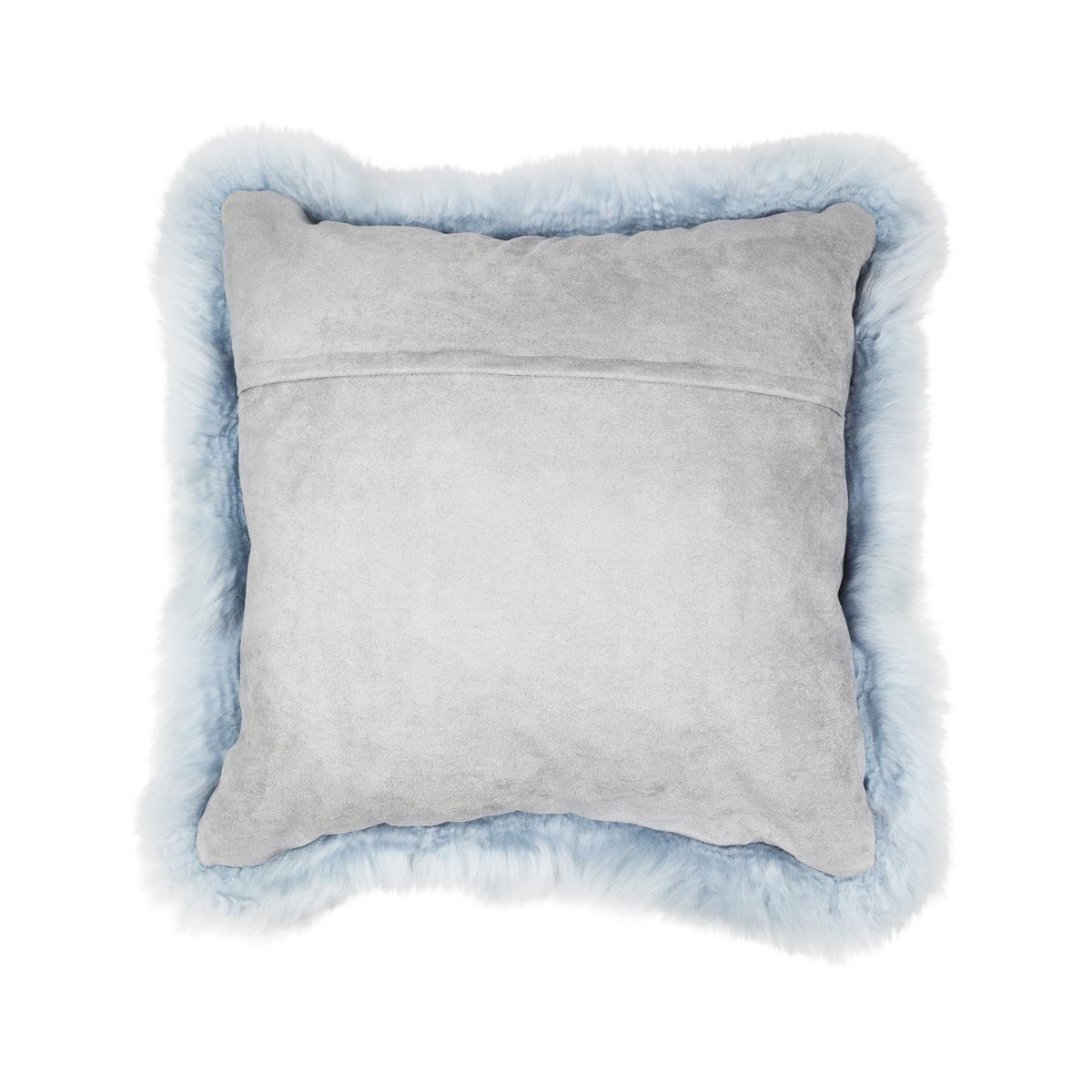 Fellkissen | Langhaar | Neuseeland | 50x50 cm Blaugrau