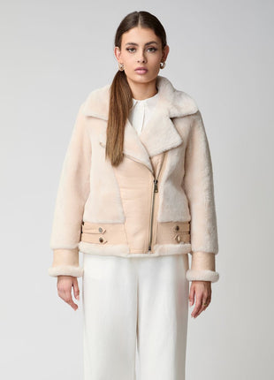 Annalon Jacke | Doubleface Beige