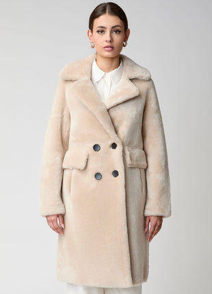 Ivy Mantel | Doubleface Beige