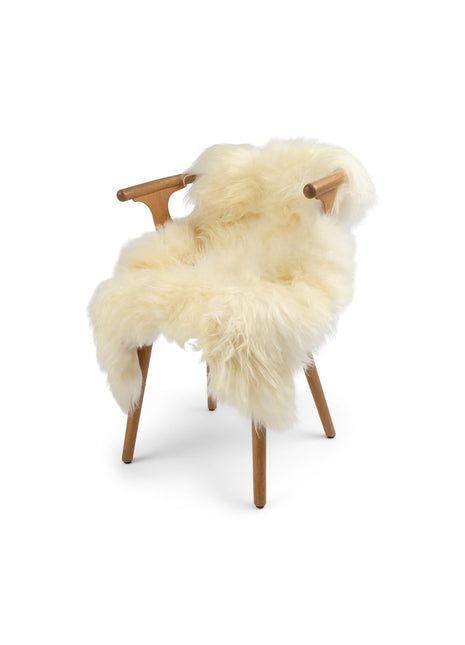 Schaffell | Langhaar | Island | Naturfarben | 100-110x60 cm