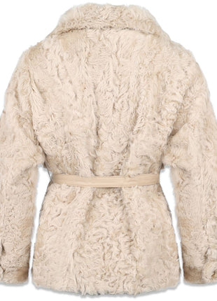 Valeria Jacke | Kalgan Lammfell Beige