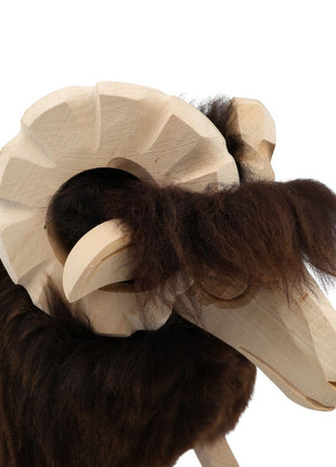 Alpinschaf Naturbraun