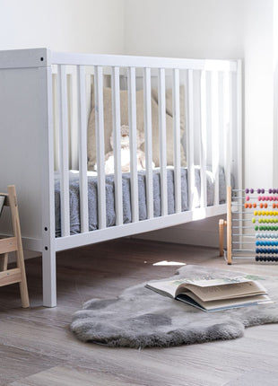 Baby Lammfell | Kurzhaar | Neuseeland 80 cm Hellgrau