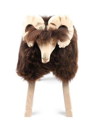 Alpinschaf Naturbraun