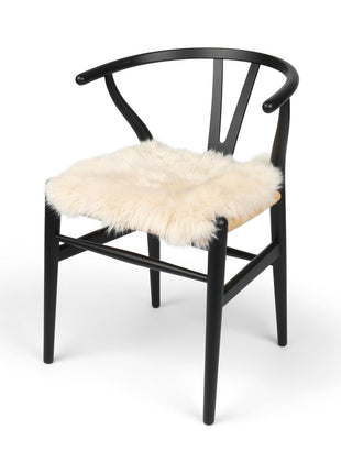 Sitzkissen | Langhaar | Neuseeland | Stoffrückseite | 40x40 cm Leinen