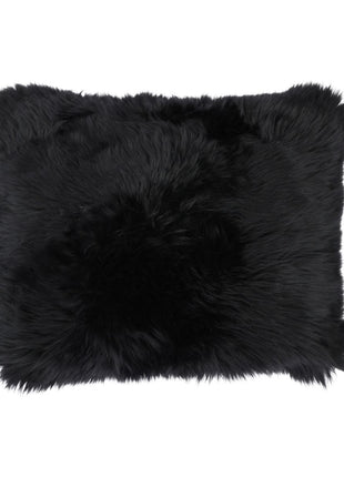 Fellkissen | Langhaar | Neuseeland | 35x45 cm Schwarz
