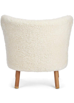 Emil Loungesessel | Premium Lammfell | Kurzhaar Weiß