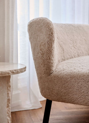 Emanuel 3-Sitzer Sofa | Dreisitzer | Design Möbel Perlweiß